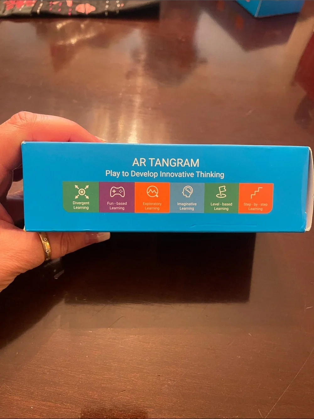 STEM Toys for Kids Ages 4-6, AR Tangram Puzzles with 1000+ Combinations  nwt